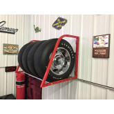 Wall mount tire discount rack