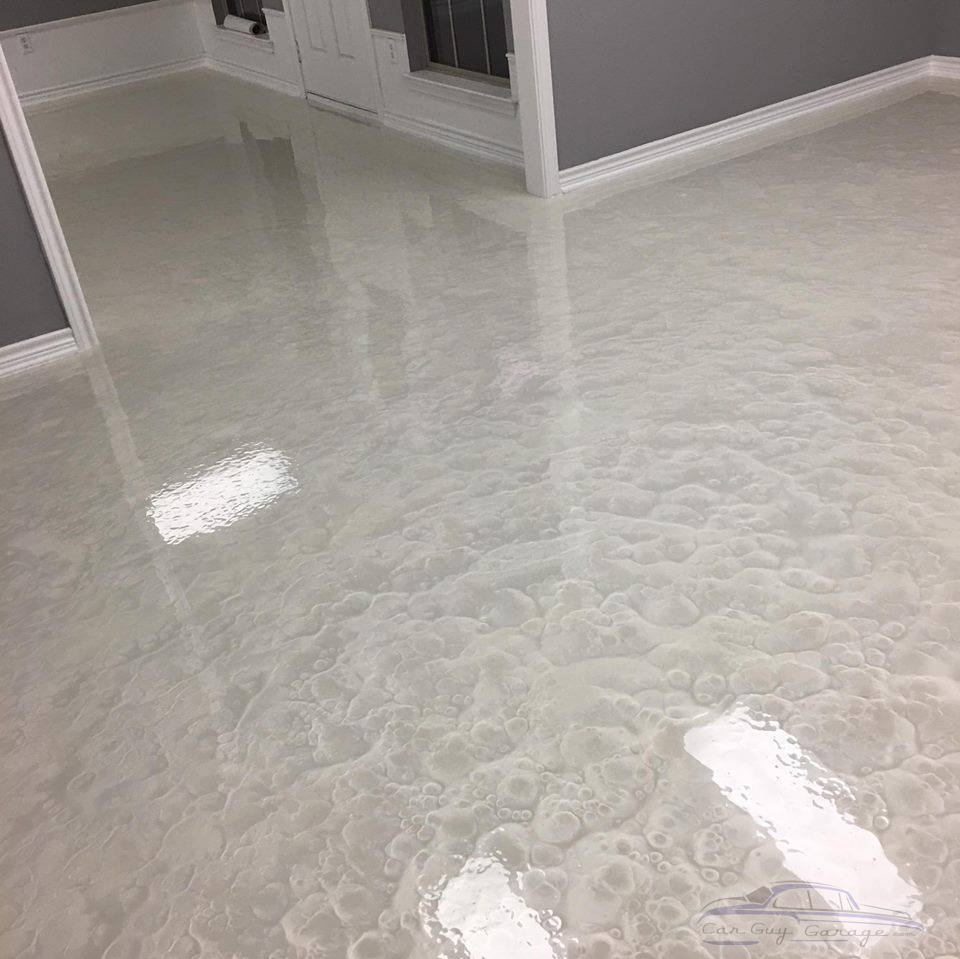 Angel Wings Metallic Epoxy - Unique Artistic Floor Coating