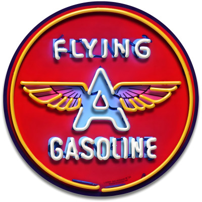 Retro cheapest Flying A Original Metal Sign 28 x 28 Inches