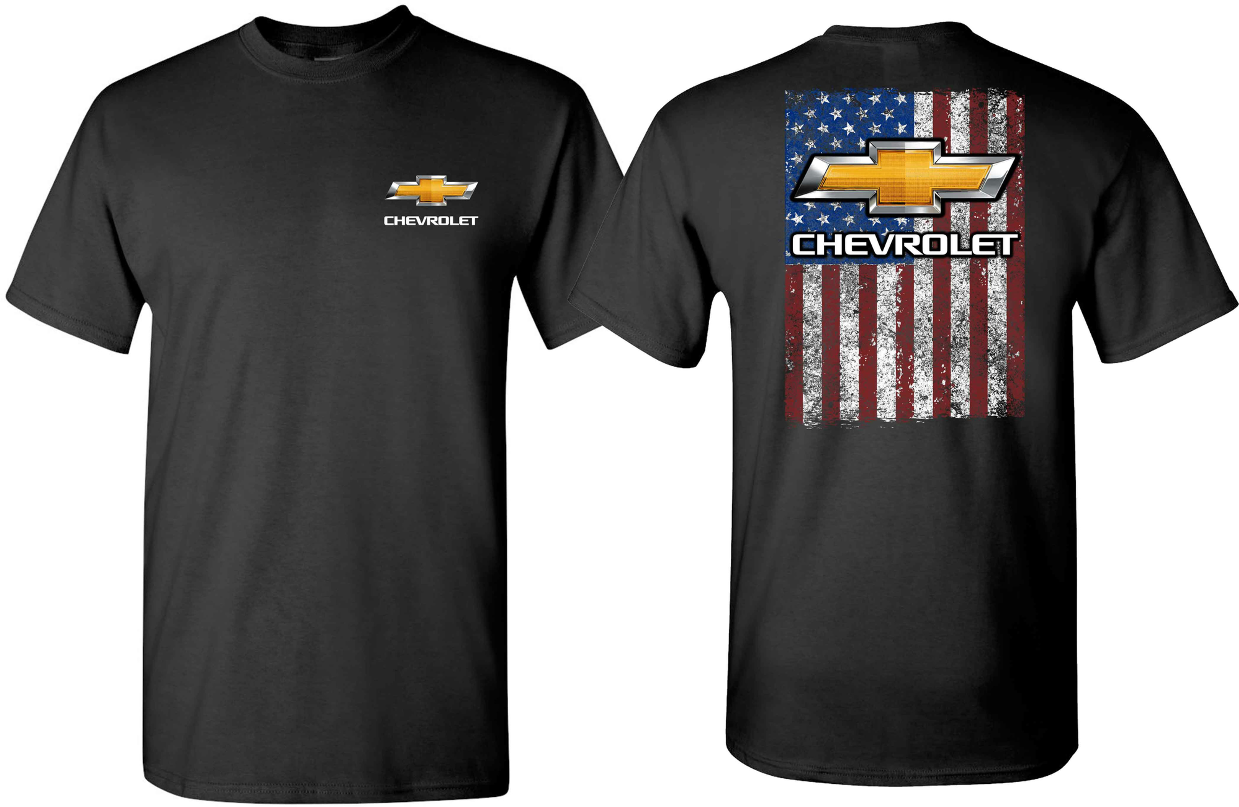 Chevy Bowtie American Flag T-shirt