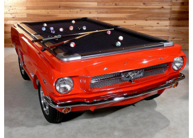 red pool table