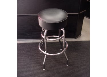 High Grade Black Padded Shop Stool