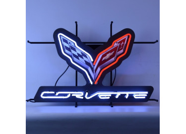 c8 corvette neon sign