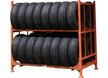 3-Tier Tire Storage Rack For Passenger & Light Truck Tires