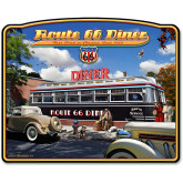 Texas Route 66 Shield Metal Sign 28 x hotsell 28 Inches